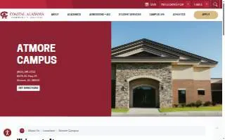 Coastal Alabama Community College: Atmore Campus website