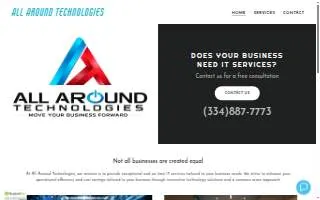 All Around Technologies website