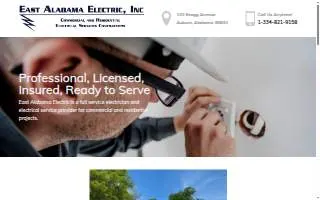 East Alabama Electric Inc. website
