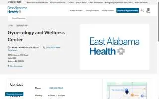 Gynecology and Wellness Center of Auburn website