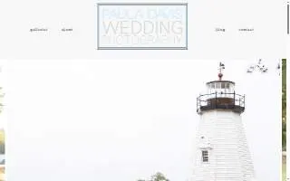 Paula Davis Wedding Photography website