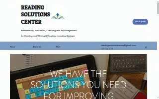 Reading Solutions Center of Auburn website