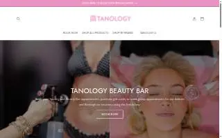TANology Spray Tan & Beauty Bar website