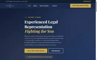The Winslett Law Firm, LLC of Bessemer website