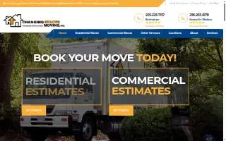 Changing Spaces Moving Inc. website