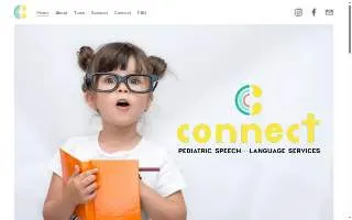 Connect Pediatric Speech-Language Services of Birmingham website