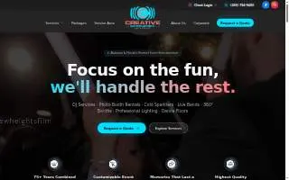 Creative Entertainment of Birmingham website