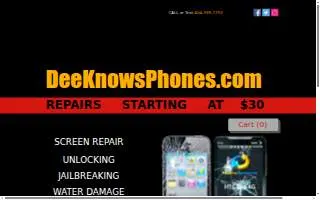 Dee Knows Phones website