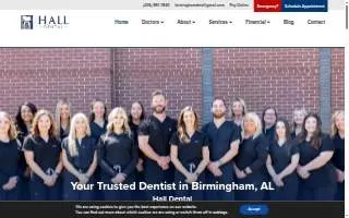Hall Dental website