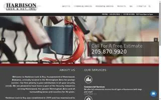 Harbison Lock and Key, Inc. of Birmingham website