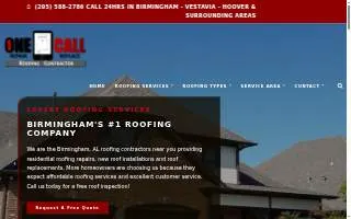 One Call Roofing, LLC website