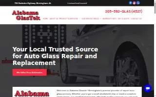 Alabama GlasTek of Center Point website