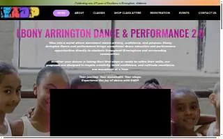 Ebony Arrington Dance of Center Point website