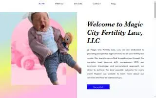 Magic City Fertility Law, LLC website