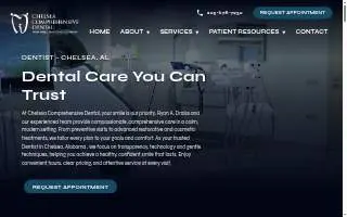 Chelsea Comprehensive Dental website