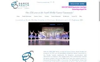 Dance South of Chelsea website