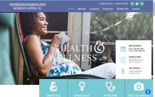 Henderson & Walton Women's Center, P.C. of Chelsea website