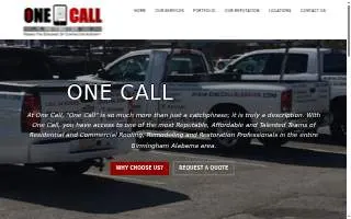 One Call Alabama website