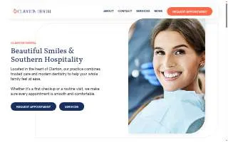Clanton Family Dentistry LLC website