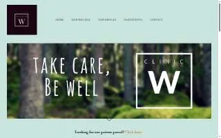 Clinic W website
