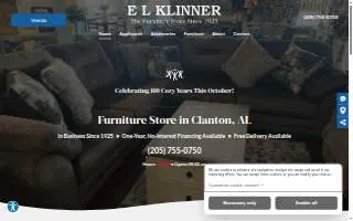 E. L. Klinner Furniture Company website