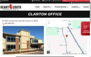 Heart South Cardiovascular Group-Clanton Office website