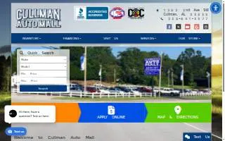 Cullman Auto Mall website