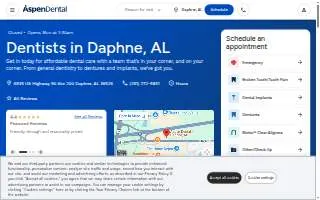 Aspen Dental - Daphne website