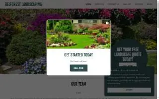Belforest Landscape website