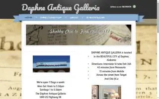 Daphne Antique Galleria website