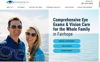 Eastern Shore Eye Care website