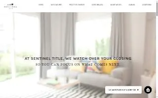 Sentinel Title website