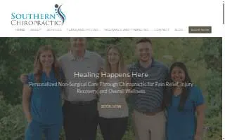 Southern Chiropractic website