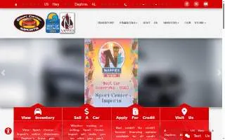 Sport Center Imports website