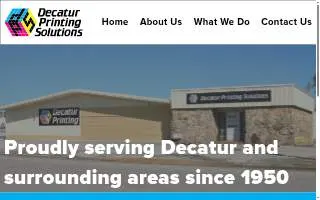 Decatur Printing Solutions LLC website