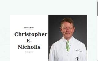 Christopher E. Nicholls, M.D.