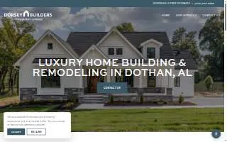 Dorsey Builders website