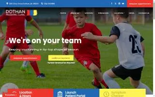 Dothan Pediatric Clinic website