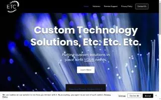 ETC Managed IT website