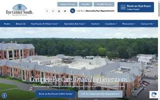 Eye Center South website