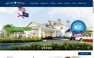 Grand South Senior Living website