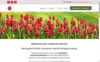 Lakewood Landscape Group website