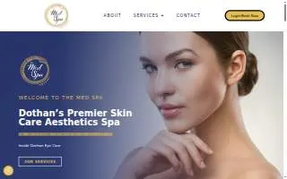 The Med Spa of Dothan website
