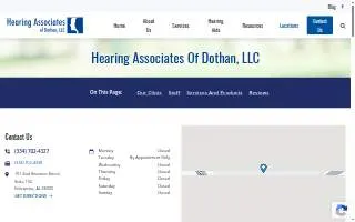 Hearing Associates of Dothan, LLC - Enterprise website