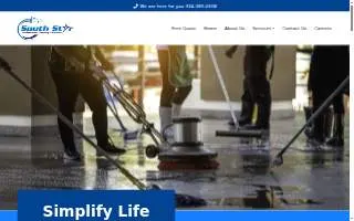 South Star Cleaning website