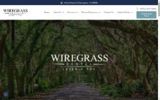Wiregrass Dental website