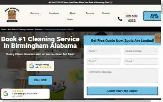 Bear Brothers Cleaning of Birmingham website