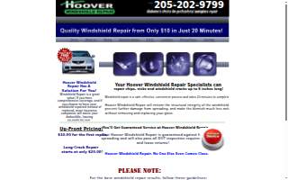Hoover Windshield Repair of Fairfield