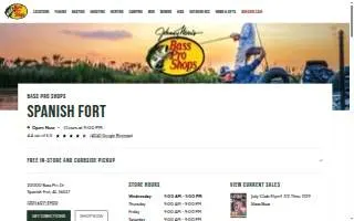 Bass Pro Shops of Fairhope website