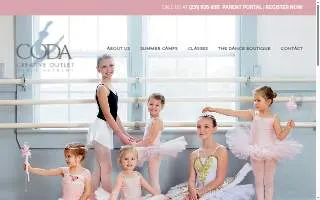 Creative Outlet Dance Academy website